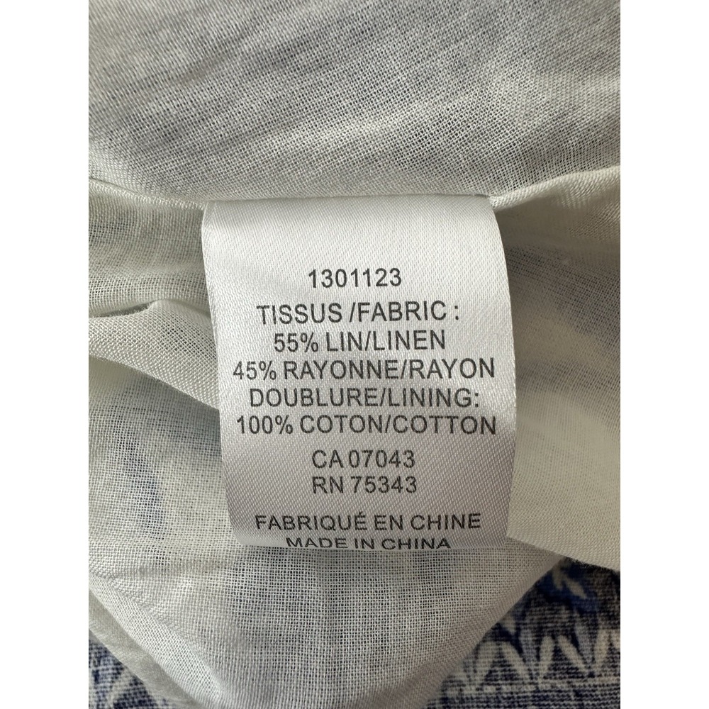 New Caroline Constas Maxi Dress Women's Small Linen Blend Resort Luxury Beach - Picture 7 of 11